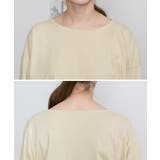 袖口裏タンガリーロングTシャツ ロングスリーブ カットソー | atONE | 詳細画像36 