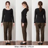 ランダムリブヘンリーネックロングTシャツ | atONE | 詳細画像4 