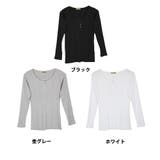 ランダムリブヘンリーネックロングTシャツ | atONE | 詳細画像6 