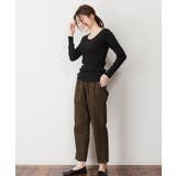 ランダムリブヘンリーネックロングTシャツ | atONE | 詳細画像13 