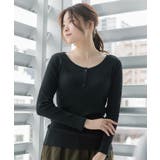 ランダムリブヘンリーネックロングTシャツ | atONE | 詳細画像15 