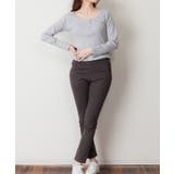 ランダムリブヘンリーネックロングTシャツ | atONE | 詳細画像19 