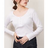 ランダムリブヘンリーネックロングTシャツ | atONE | 詳細画像30 