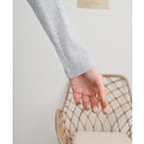 ランダムリブヘンリーネックロングTシャツ | atONE | 詳細画像46 