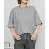 ロールアップハーフスリーブカットソー ゆったりとしたシルエットがかわいい | atONE | 詳細画像8