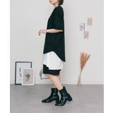 ロールアップハーフスリーブカットソー ゆったりとしたシルエットがかわいい | atONE | 詳細画像20