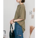 ロールアップハーフスリーブカットソー ゆったりとしたシルエットがかわいい | atONE | 詳細画像24