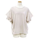 コットンフレアー袖カットソー ふんわり袖で大人フェミニンな印象に レディースファ… | atONE | 詳細画像8 