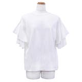 コットンフレアー袖カットソー ふんわり袖で大人フェミニンな印象に レディースファ… | atONE | 詳細画像5 