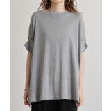 変形ドルマンカットソー レディースファッション通販 変形ドルマンワイドカットソー | atONE | 詳細画像21 