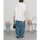 変形ドルマンカットソー レディースファッション通販 変形ドルマンワイドカットソー | atONE | 詳細画像32 