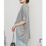 変形ドルマンカットソー レディースファッション通販 変形ドルマンワイドカットソー | atONE | 詳細画像35 