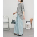 変形ドルマンカットソー レディースファッション通販 変形ドルマンワイドカットソー | atONE | 詳細画像38 