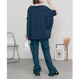 変形ドルマンカットソー レディースファッション通販 変形ドルマンワイドカットソー | atONE | 詳細画像46 