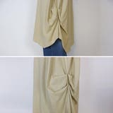 アシメトリー裾タックTシャツ ゆるっとオシャレなアシメトリー M | atONE | 詳細画像10