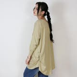 アシメトリー裾タックTシャツ ゆるっとオシャレなアシメトリー M | atONE | 詳細画像14