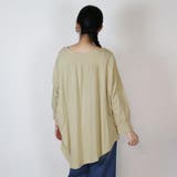 アシメトリー裾タックTシャツ ゆるっとオシャレなアシメトリー M | atONE | 詳細画像15