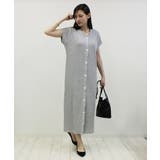 杢グレー | ワッフルバックボタンワンピース 3WAYのワッフル生地ロングカーディガン バック… | atONE