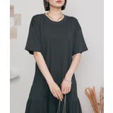 着るだけでお洒落 裾ティアードワンピース  | atONE | 詳細画像9 