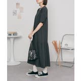 着るだけでお洒落 裾ティアードワンピース  | atONE | 詳細画像13 