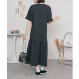 着るだけでお洒落 裾ティアードワンピース  | atONE | 詳細画像14 