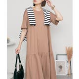 着るだけでお洒落 裾ティアードワンピース  | atONE | 詳細画像16 