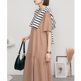 着るだけでお洒落 裾ティアードワンピース  | atONE | 詳細画像17 