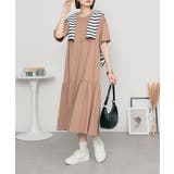 着るだけでお洒落 裾ティアードワンピース  | atONE | 詳細画像19 