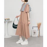 着るだけでお洒落 裾ティアードワンピース  | atONE | 詳細画像20 