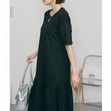 着るだけでお洒落 裾ティアードワンピース  | atONE | 詳細画像3 