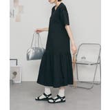 着るだけでお洒落 裾ティアードワンピース  | atONE | 詳細画像6 