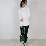 無地ロング Tシャツ ロンT | atONE | 詳細画像12 