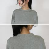 無地ロング Tシャツ ロンT | atONE | 詳細画像7 