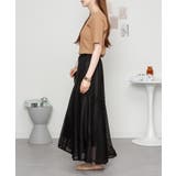 Vネック5分袖コットンリブTシャツ 無地 カジュアル | atONE | 詳細画像21 