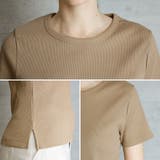 コンパクトコットンリブTシャツ | atONE | 詳細画像9 