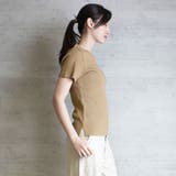コンパクトコットンリブTシャツ | atONE | 詳細画像13 