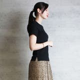 コンパクトコットンリブTシャツ | atONE | 詳細画像16 