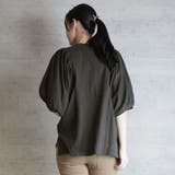 ギャザー袖ドルマンカットソー | atONE | 詳細画像23 