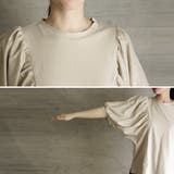 ギャザー袖ドルマンカットソー | atONE | 詳細画像4 