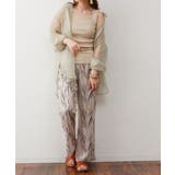 ランダムリブスクエアタンクトップ ノースリーブ 無地 | atONE | 詳細画像33 