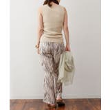 ランダムリブスクエアタンクトップ ノースリーブ 無地 | atONE | 詳細画像35 