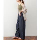 ランダムリブスクエアタンクトップ ノースリーブ 無地 | atONE | 詳細画像48 