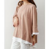 ゆるっと異素材レイヤードTシャツ | atONE | 詳細画像28