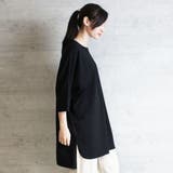 ラウンドネックロングTシャツ | atONE | 詳細画像13