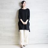 ラウンドネックロングTシャツ | atONE | 詳細画像21