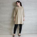 ラウンドネックロングTシャツ | atONE | 詳細画像24