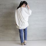 ラウンドネックロングTシャツ | atONE | 詳細画像29