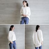 ラウンドネックロングTシャツ | atONE | 詳細画像3