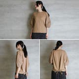 バックリボンぽわん袖Tシャツ | atONE | 詳細画像2 