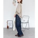 杢グレー | プチハイネックロングスリーブプルオーバー | atONE